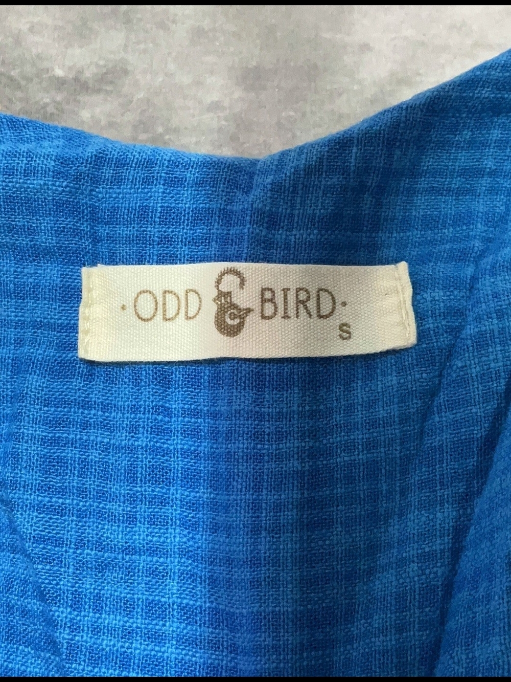 Oddbird Co. Divane Jumpsuit Blue Small - Picture 7 of 7